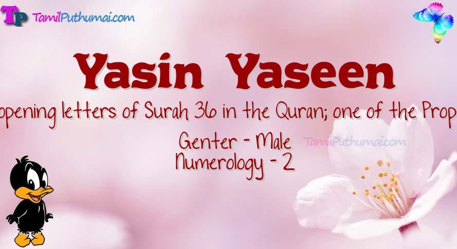 Yasin  Yaseen-babyname-meaning